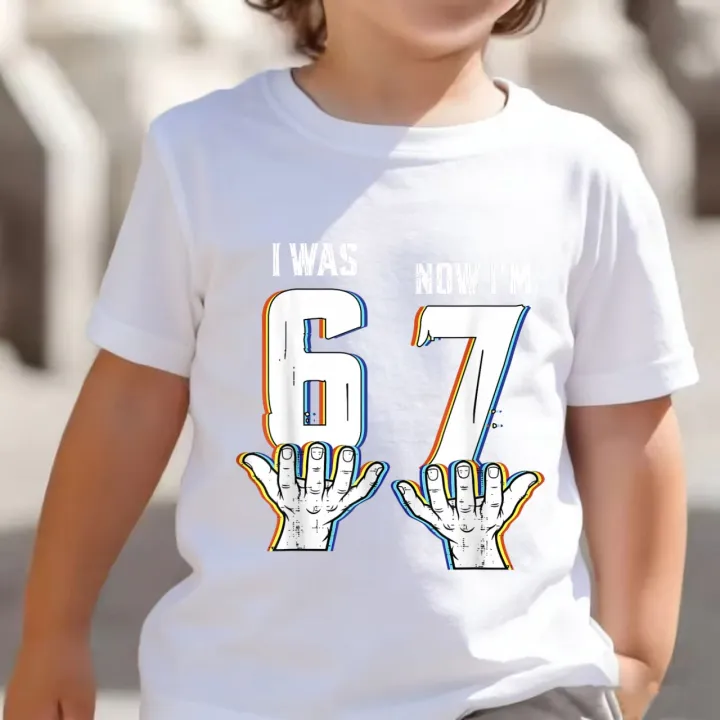 Cute%20Meme%20T-Shirt%20for%20Boys%20Girls%20Childrens%20Six%20Seven%20Funny%20Kids%20Y2k%20Tees%20Tops%2067%20Brainrot%20Print%20Round%20Neck%20Short%20Sleeve%20T%20Shirt%20-%20Image%206