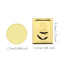 Anime JoJos Bizarre Adventure Brooch Kujo Jotaro Hat Metal Badge Pin For Women Men Cosplay Accessory. 