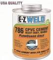 CPVC Cement Solvent EZ WELD 786 |  High-Quality Adhesive Solution for Pipe Bonding. 
