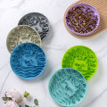 1Pc Silicone Pet Slow Feeder Food Lick Mat  Anti-Slip Lick Bowl for Dogs and Cats. 