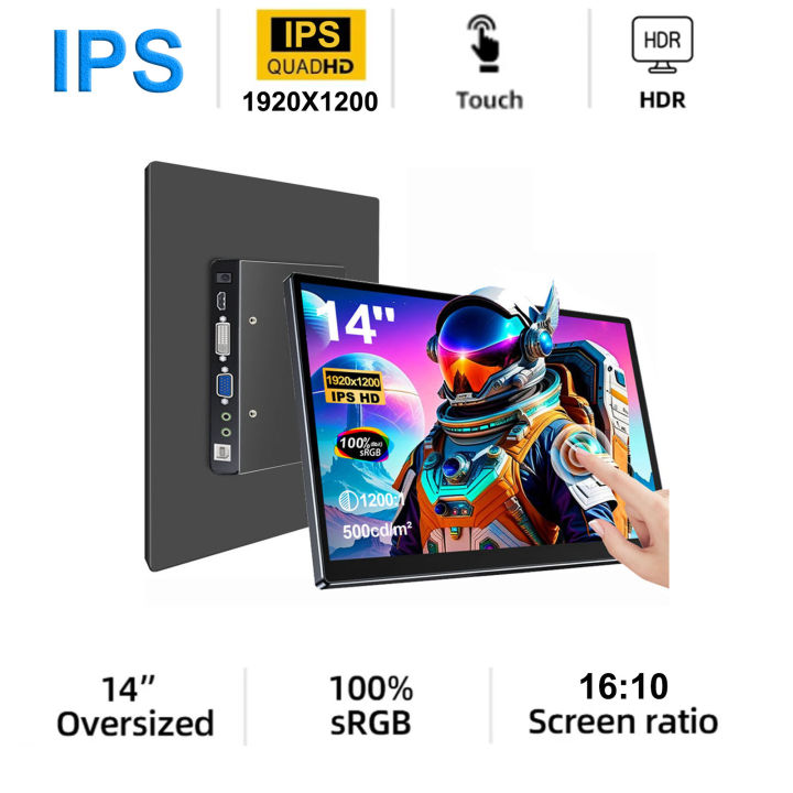 HOWENS%203840*2560%2014-inch%204K%20Portable%20Monitor%2060HZ%20For%20Laptop%20XBox%20PS4%20/%205%20Switch%20TV%20Box%20Cell%20Phone%20PC%20Extension%20Mobile%20Display%20-%20Image%207