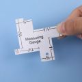 Precision Seam Measuring Gauge Metal Quilting Tailor Ruler Template Sewing Ruler For DIY Patchwork Quilting Craft Accessories. 