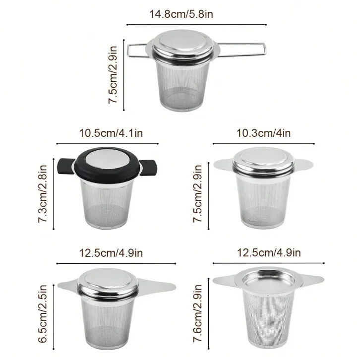 Leeseph%20Tea%20Infuser%20with%20Handle%20,%20Stainless%20Steel%20Tea%20Diffuser%20Fine%20Mesh%20Filters%20,%20Hanging%20On%20Teapots%20Mugs%20To%20Steep%20Loose%20Tea%20-%20Image%202