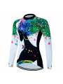 Cycling Jersey Women Long Sleeve,Bike Shirts for Women Biking Tops Breathable Cycle Jerseys with 3 pockets. 