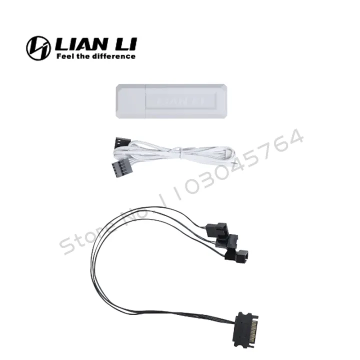 Lian%20Li%20L-Wireless%20Controller%20for%20LIAN%20LI%20All%20Wireless%20Product(Uni%20Fan/Strimer%20Cable),%20L-Connect%203%20SYNC,%20Black/White%20-%20Image%202
