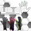 Goalkeeper Gloves Strong Grip for Soccer Goalie Goalkeeper Gloves with Size 6/7/8/9/10 Football Gloves for Kids Youth and Adult.