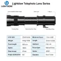 Lightdow 420-800mm f/8.3-16 Manual Telephoto Zoom Lens for RF EF F Z A E Mount Camera.
