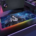 Singer Japaneses Ado Door Mat LED Light RGB Luminous Keyboard Desk-Mat Color Waterproof Office Mouse Computer. 