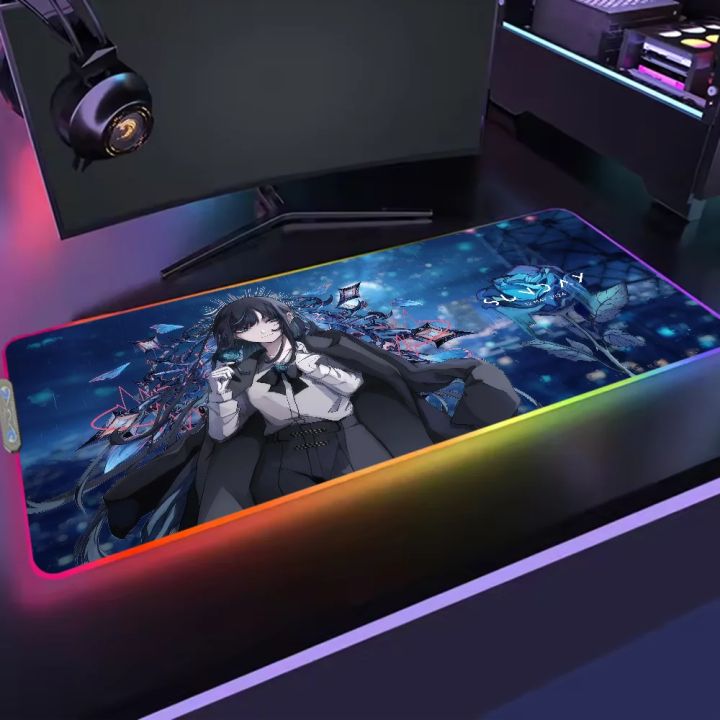 Singer%20Japaneses%20Ado%20Door%20Mat%20LED%20Light%20RGB%20Luminous%20Keyboard%20Desk-Mat%20Color%20Waterproof%20Office%20Mouse%20Computer%20-%20Image%205