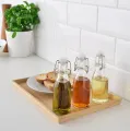 Ikea water bottle glass bottle with lock stopper 150ml korken. 