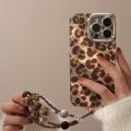 Luxury Bling Glitter Leopard Print with Lanyard Phone Case for IPhone 11 12 13 14 15 17 Pro Max 16 Plus 7 8 X XR XS Back Cover. 