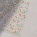 Colorful Bagful Jellyfish Bubbles Swimming Rings Rainbow Stars Ocean Starfish Self Adhesive 5D Nail Art Sticker Manicure Decal.