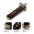 100/150/200mm JDM Katana Shift Knob Samurai Sword Gear Shifter Knob with 4 Adapters Universal Fits Most Manual & Automatic Car. 