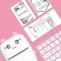 Portable  Mini Printer Portable Thermal Pocket Mobile Printer Stickers Label Photo Wireless Printer New Mini Portable Thermal Pocket Mobile Printer Stickers Usb Photo Printer Pad Printer C9 Thermal Printing Black and White. 