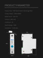 TOMZN TOB8-63WiFi Ewelink Energy Kwh (units) Monitoring Over/Under Voltage, Amperes Overload, Timer Relay Protection Metering for solar inverter. 