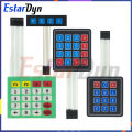 4 12 16 20 Key Button Membrane Switch 1x4 3x4 4x4 4x5 Keys Matrix Array Keyboard Keypad Control Panel DIY Kit For Arduino. 