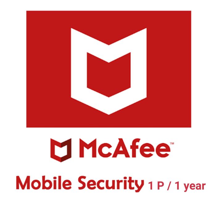 McAfee  ( Antivirus ) Mobile Security 1 Phone / 1 Year