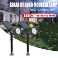 Solar Spotlight Outdoor Garden Lawn Light Waterproof Floor Insert Light Courtyard Decoration Landscape Atmosphere Tree Light. 