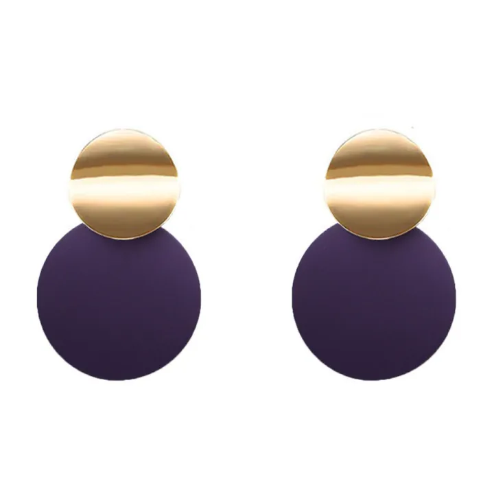 Geometric%20Joker%20Personalized%20Round%20Ring%20Temperament%20Ladies%20Cold%20Style%20Paint%20Stud%20Earrings%20-%20Image%206