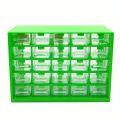 25 Multi-grid Drawer Parts Box Wall-mounted Screw Classification Component Box Tool Case electronic components Storage ToolBox. 