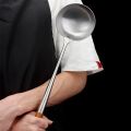 304 Stainless Steel Spatula Spoon With Wooden Handle Lengthened Cooking Spoon Anti-Scalding Cooking Shovel Kitchenware. 