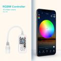 Wifi RGBW RGB Controller Magic Home APP Work with Alexa Google Home for DC12-24V Single Color RGB LED Strip Light Voice Dimmer. 