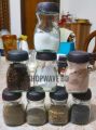 Glassware Food Jar, Food Container, Jar (lid Multicolour) 6pcs 120ml. 