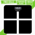 DENOVO MART Tempered Glass Electronic Digital Body Weight Scale, Bathroom Scale 180 KG with LCD Display Weight Machine Denovo Mart. 