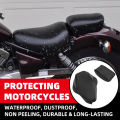 PU Leather Motorcycle Drive Seat Cover Rear Passenger Pad Cushion Cover For Yamaha XVS250 Drag Star V Star 250 DS250 1996-1997.
