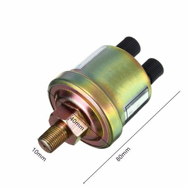 VDO oil pressure sender, Generator