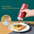 Ketchup BBQ Sauces Olive Oil Bottle Large Squeeze Condiment Bottles with NozzlesDispenser Squeeze Sauce Bottle Kitchen Gadget. 