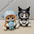 New Mofusand Collaboration Shark Cat Image Ugly Fish Doll Toy Display Fashion Blind Box Vinyl Face Blind Box Toys And Hobbies. 