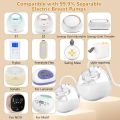 2 Pack CaraCups Wearable Milk Collection for Spectra S1 S2 9 Plus and SG, Wearable Breast Pump Collection Cup.