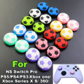 2Pcs Silicone ThumbStick Grip Cap Cover For PS5 PS4 Switch Xbox One Series 360 Game Controller Football Joystick Button Cover. 