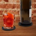 6Pcs 10cm Silicone Coasters Round Heat Resistant  Tea Cup Mat Drink Coffee Mug Glass Beverage Holder Pad Decor Table Mat. 
