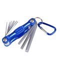 Portable Folding Hex Wrench Allen Set Metal Metric System Torx Hexagonal Spanner Screwdriver Hex Key High Quality Hand Tool. 