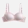 Sweet  Lingerie for Women Cute Little Boobs Gather Lace Student Girl Bra Thin. 