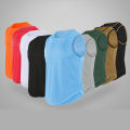 Summer Marathon Quick-drying Sports Vest for Men Mesh Gym Sleeveless Shirt Running Training Basketball Loose Fitness Tank Tops.