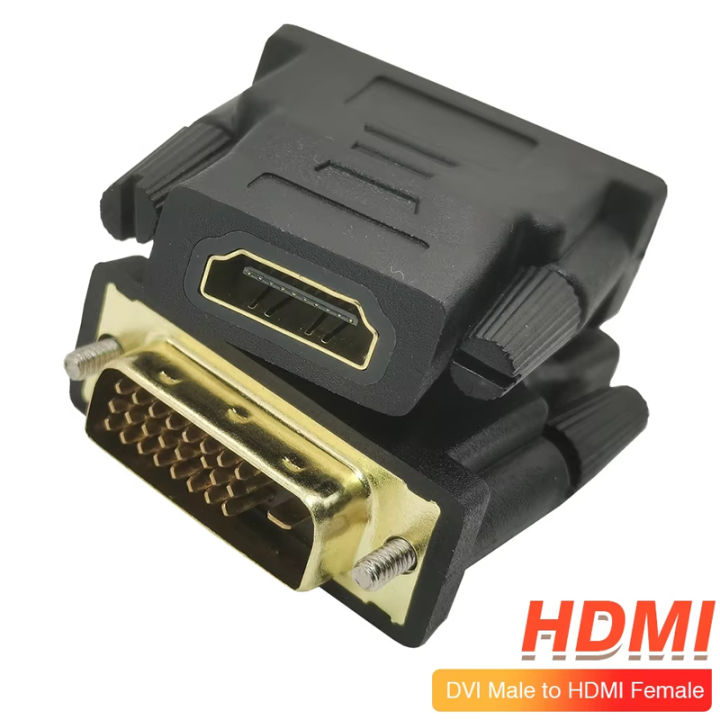 DVI 24+1 to HDMI Adapter Bi-Directional HDMI to DVI Cable adapter ...