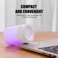 200ML Mini Humidifier USB Ultrasonic Air Humidifier LED Lamp Essential Oil Diffuser Car Purifier Aroma Anion Mist Maker portable. 