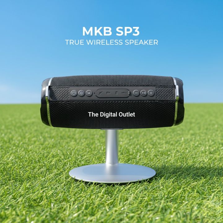 MKB SP3 Bluetooth 5.3, AUX, USB, SD Card & FM Radio Supported True Wireless Speaker