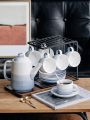 Coffee Cup Plates Iron Rack Creative Iron Drain Shelf Cup Holder Household Mug Storage Kitchen Rack kitchen  cup stand steel mug. 