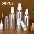 50PCS 10ml 30ml 50ml 100ml Clear Empty Spray Bottles Refillable Bottle Container Empty Cosmetic Containers Perfume Bottles. 