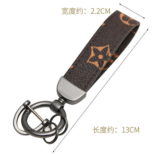 Keychain%20Spring%20Ring%20Old%20Pattern%20PU%20Leather%20Creative%20Car%20Metal%20Car%20Hanging%20Horseshoe%20Buckle%20Gift%20-%20Image%202