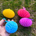 New 3D Creative Decompression Elastic Mesh Toys Solid Printed Radish Decompression Healing Toys Stretch Anti Stress Small Toy.