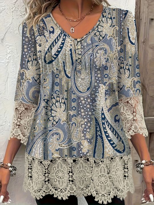 Plus%20Size%20Elegant%20Casual%20Woman%20T-Shirt%20Fashion%20Loose%20T-Shirt%20Woman%20Temperament%20Long%20sleeve%20T-Shirt%20Holiday%20Weekend%20-%20Image%205