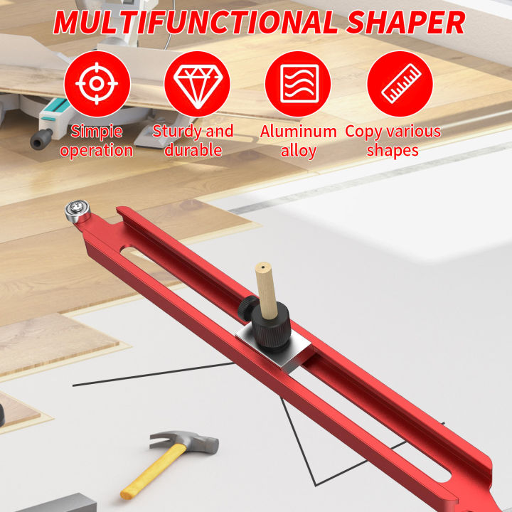 Ustar Scribing Tools Precise Contour Scribing Tool Scribing Ruler with Adjustable Pencil ...