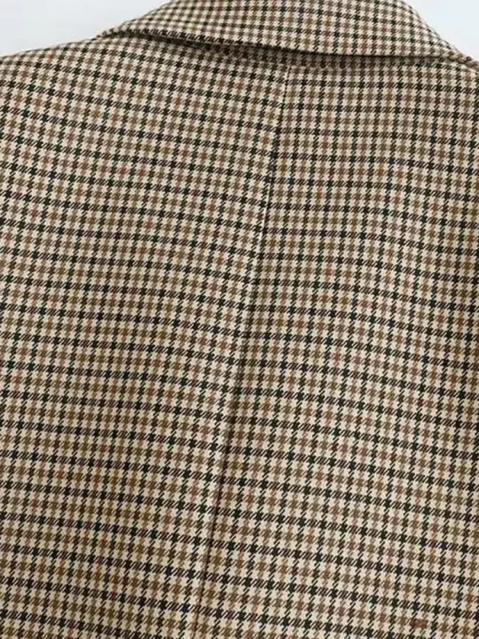 Women%20Fashion%20Double%20Breasted%20Plaid%20Blazer%20Coat%20Vintage%20Long%20Sleeve%20Flap%20Pockets%20Female%20Outerwear%20Chic%20Vestes%20Femme%20-%20Image%205