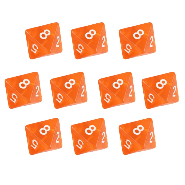 10Pcs%20D8%20Transparent%20Color%20Dice%20Set,%20Plastic%208%20Sided%20for%20Role%20Playing%20Board%20Games%20-%20Gaming%20Accessories%20-%20Image%207