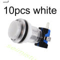 10 pcs LED Arcade Game Push Button 5V 12v Led Light Illuminated Blub Transparent With Microswitch For Arcade Game DIY PARTS.